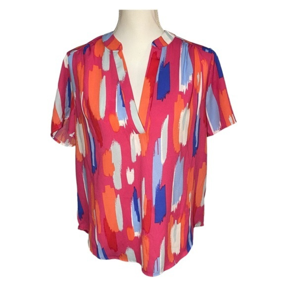 Mary Square Pretty in‎ Paint Blouse - Medium